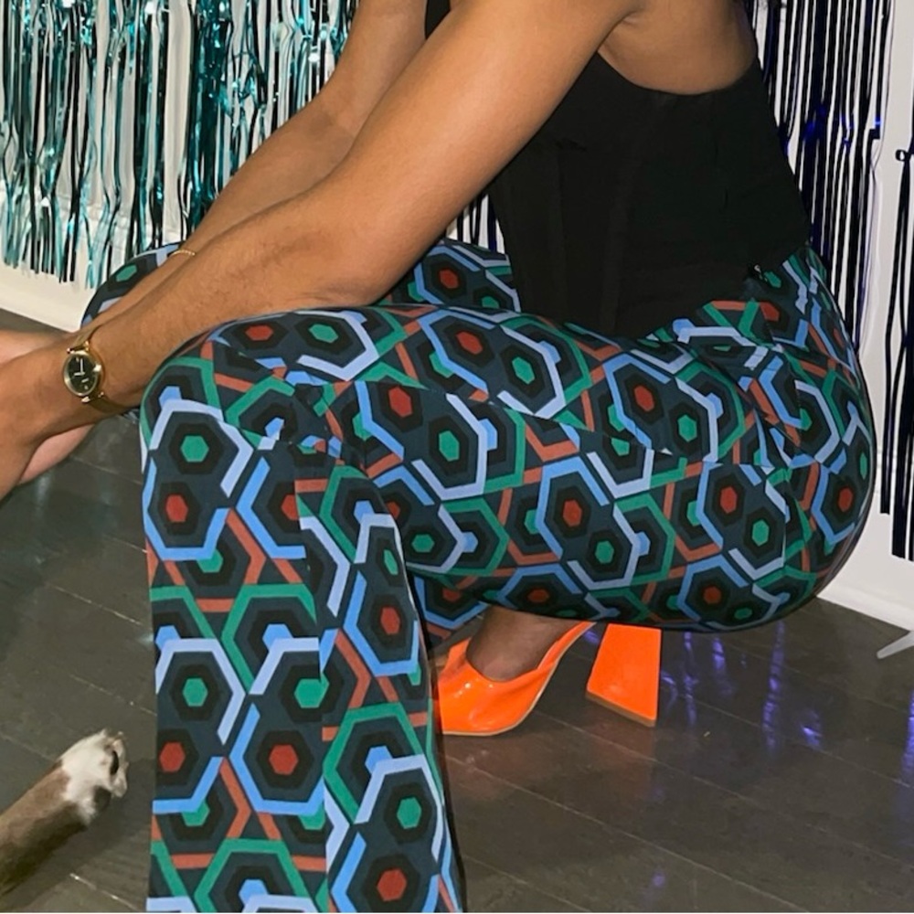 Zara pattern pants - Picture 2 of 5